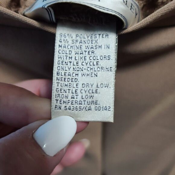 Allison Daley Womens Pants Brown Size 18W Polyester Blend Stretch Pockets - Picture 6 of 11